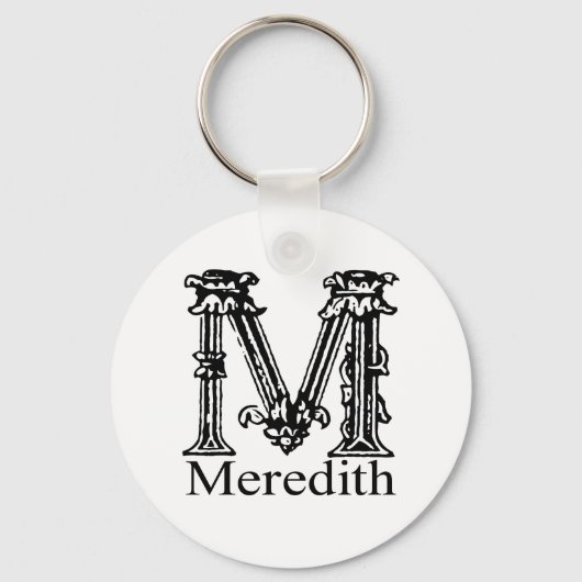 Fancy monogram: Meredith Sleutelhanger (Voorkant)