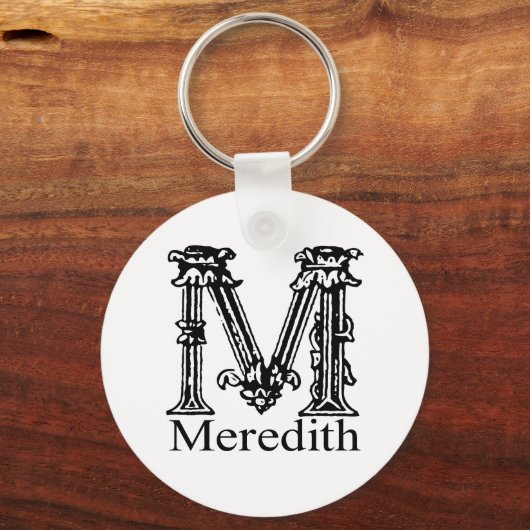 Fancy monogram: Meredith Sleutelhanger (Voorkant)