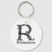 Fancy monogram: Rhiannon Sleutelhanger (Voorkant)