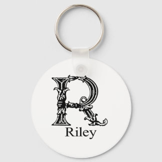 Fancy monogram: Riley Sleutelhanger