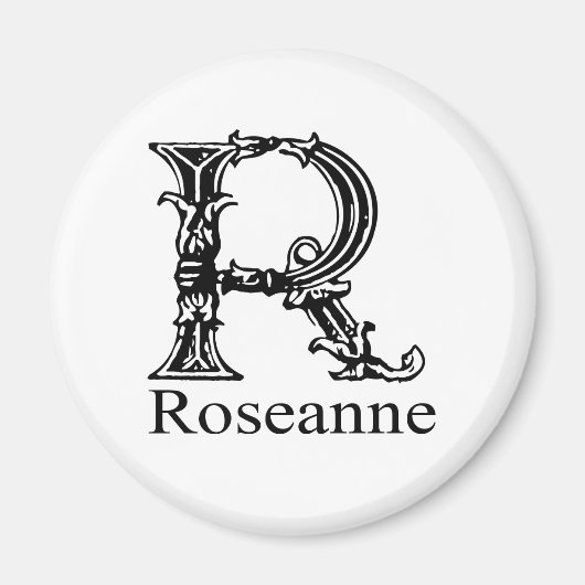 Fancy Monogram: Roseanne Magneet (Voorkant)