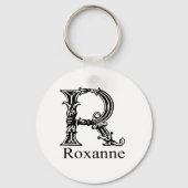 Fancy monogram: Roxanne Sleutelhanger (Voorkant)