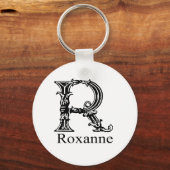 Fancy monogram: Roxanne Sleutelhanger (Voorkant)