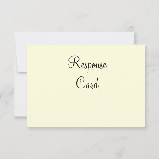 Fancy Monogram RSVP (gebroken wit) (Achterkant)