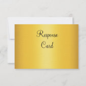 Fancy monogram RSVP Kaartje (Achterkant)