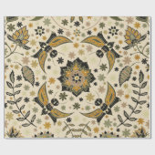 Fancy Moths and Flowers Cadeaupapier (Vlak)