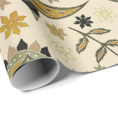 Fancy Moths and Flowers Cadeaupapier (Rol Hoek)