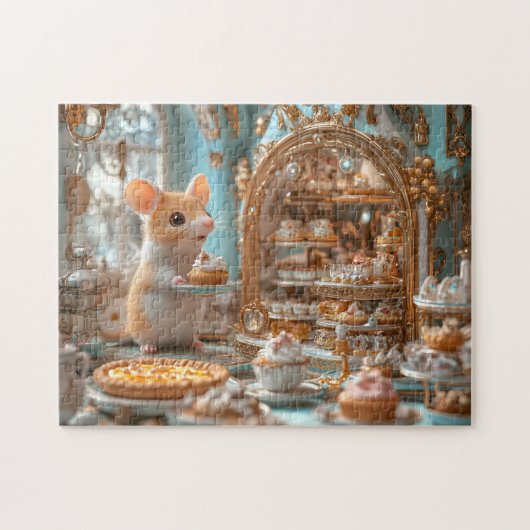 Fancy Mouse Bakery Klein Verhaalboek Banketbakkeri Legpuzzel (Horizontaal)
