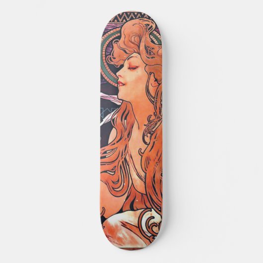 Fancy Mucha Skateboard (Voorkant)