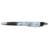 Fancy Muzieknoten blauw Pen (Bodem)