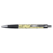 Fancy Muzieknoten Geel Pen (Achterkant)