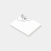 Fancy Muzieknoten Post-it® Notes (Schuin)