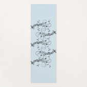 Fancy Muzieknoten Yogamat (Voorkant)