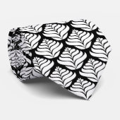 Fancy, naadloos leder patroon stropdas (Opgerold)