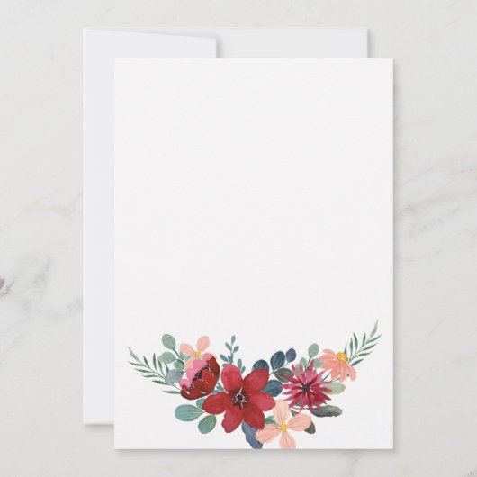 Fancy nail art Afstuderen Uitnodiging (Achterkant)