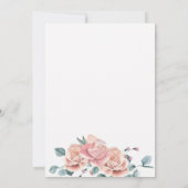 Fancy nail art Verjaardagsuitnodiging Kaart (Achterkant)