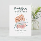 Fancy nail art Vrijgezellenfeest Kaart (Staand voorkant)