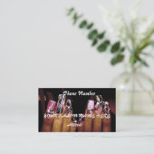 FANCY NAIL BUSINESS CARD TEMPLATE NAIL SALON VISITEKAARTJE (Staand voorkant)