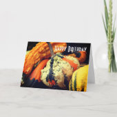 Fancy Natuur van Gourds Birthday Kaart (Voorkant)