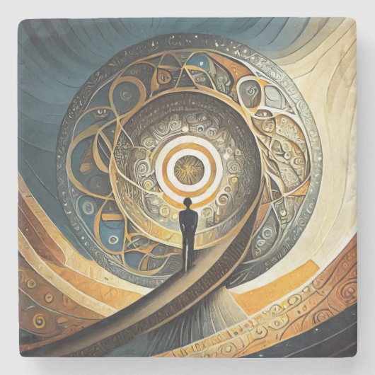 Fancy nieuwste design stenen Onderzetter (Voorkant)