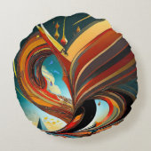 Fancy nieuwste ontwerp afgedrukt rond kussen (Achterkant)