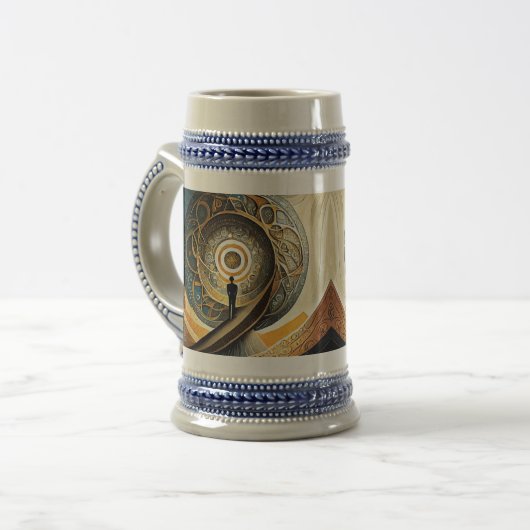 Fancy nieuwste ontwerp bierpul (Voorkant links)