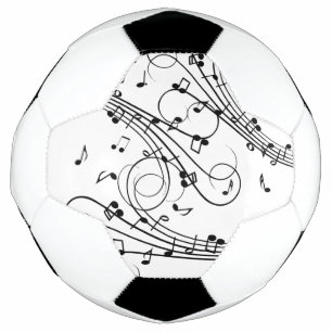 Fancy Nota's van het Ontwerp van de Muziek Voetbal