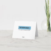 Fancy Note Card Kaart (Achterkant)