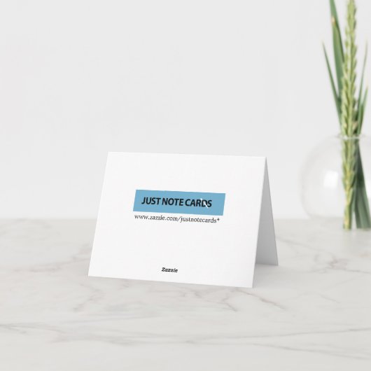 Fancy Note Card Kaart (Achterkant)