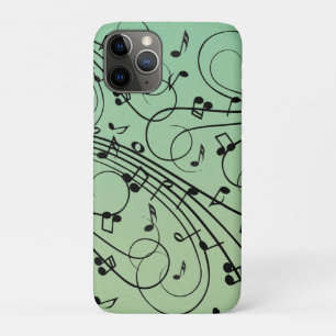 Fancy notities Groen muziekontwerp Case-Mate iPhone Case