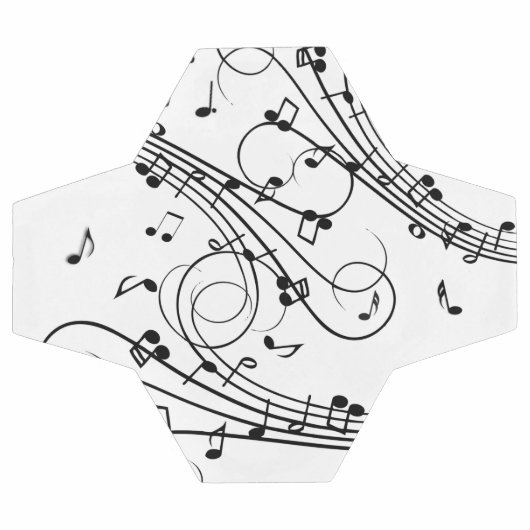 Fancy notities voor muziekontwerp voetbal (Enkel)