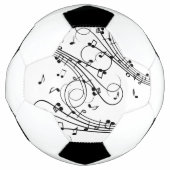 Fancy notities voor muziekontwerp voetbal (Voorkant)
