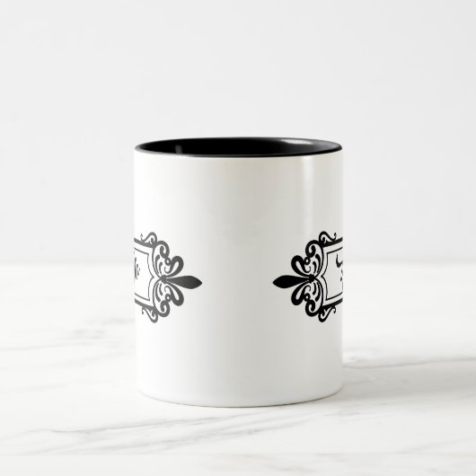 Fancy nr tweekleurige koffiemok (Center)