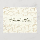 Fancy olievlek Hartelijk dank Briefkaart (Voorkant)
