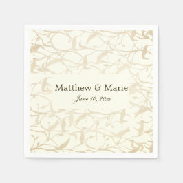 Fancy olievlek servet