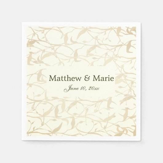 Fancy olievlek servet (Voorkant)