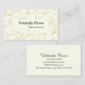 Fancy olievloeistof visitekaartje (Voorkant / Achterkant)