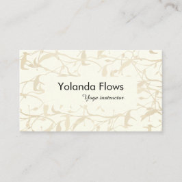 Fancy olievloeistof visitekaartje