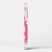 Fancy olifant Bloemen Roze Groen Case-Mate iPhone Case (Achterkant / Links)