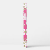Fancy olifant Bloemen Roze Groen Case-Mate iPhone Case (Achterkant / Rechts)