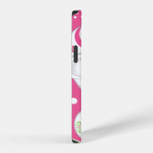 Fancy Olifant Bloemig Roze Groen iPhone Hoesje (Rechterkant)