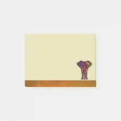 Fancy Olifant Design Vette felle kleuren Post-it® Notes (Voorkant)