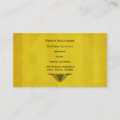 Fancy Olifant Design Vette felle kleuren Visitekaartje (Achterkant)