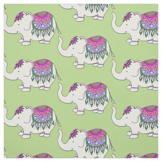 Fancy olifant stof (Swatch)