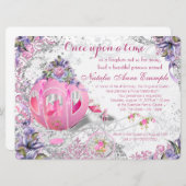 Fancy Once Upon A Time Sprookje Verjaardag Kaart (Voorkant / Achterkant)