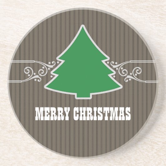 Fancy Onderzetter met kerstboomrondjes (Voorkant)