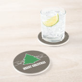 Fancy Onderzetter met kerstboomrondjes (Zijkant)