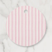 Fancy One Blush roze Boog verjaardag Bedankt Bedankjes Labels (Achterkant)