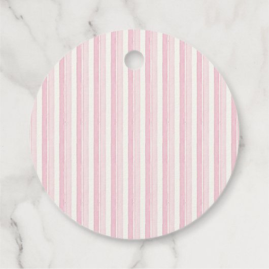 Fancy One Blush roze Boog verjaardag Bedankt Bedankjes Labels (Achterkant)