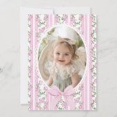 Fancy One Love Shack  Bow 1st Birthday Kaart (Achterkant)